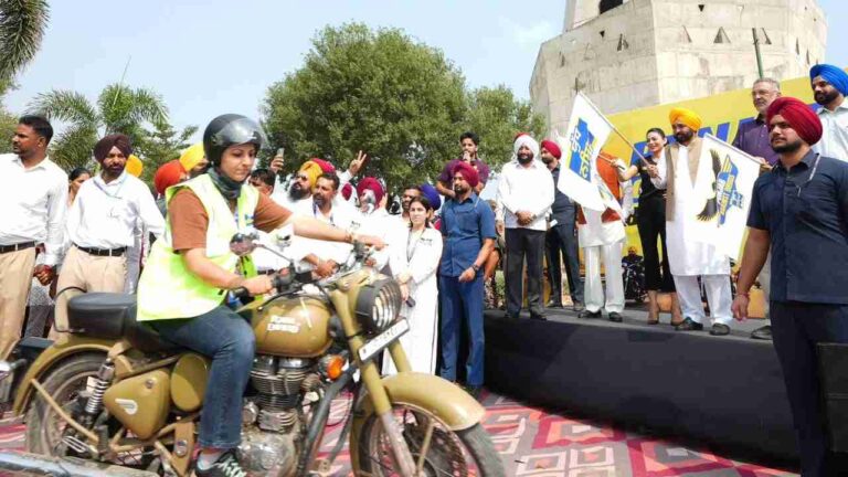 CM Bhagwant Singh Mann Flags Off Bike Rally to Launch Decisive ‘Yudh Nashean Virudh’
